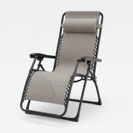 Klyzona Adjustable Zero Gravity Reclining Chair for Outdoor Patio & Lawn